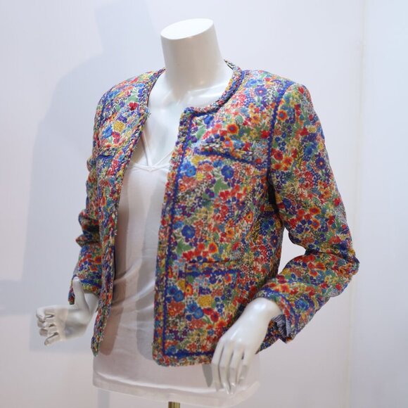 J Crew floral lady jacket in Liberty® Margaret Annie print Size 6 NWT - Picture 5 of 7